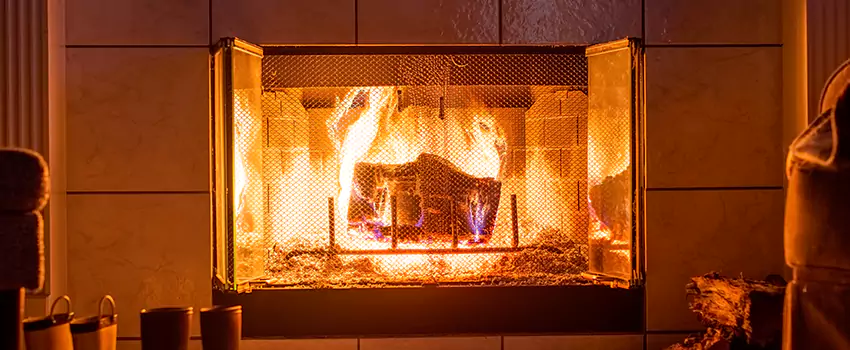 Mendota Hearth Landscape Fireplace Installation in Conyers, Georgia