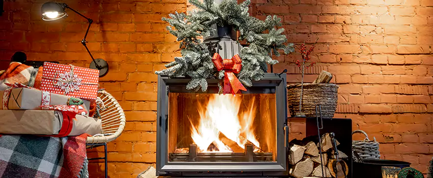 Travis Industries Linear Gas Fireplace Installation in Conyers, Georgia