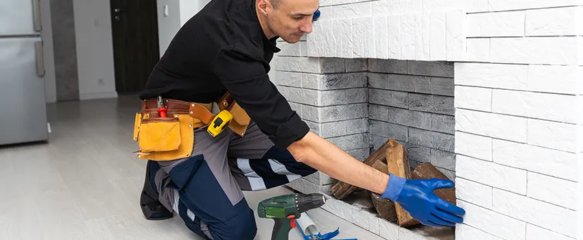 Fireplace Damaged Damper Frame Repair Services in Conyers, Georgia