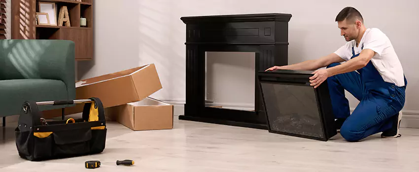 Old Rusted Metal Fireplace Repair And Replacement in Conyers, GA