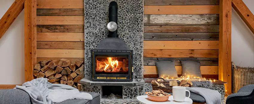 Thelin Hearth Products Direct Vent Gas Stove Fireplace Inspection in Conyers, Georgia